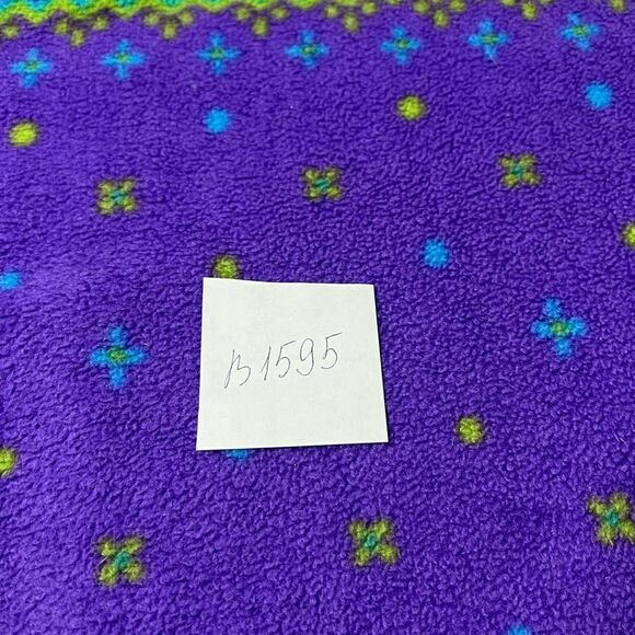 Zzapp Vintage Sweater Womens Medium Yellow Geometric Pattern Fleece Sz L 1/4 Zip - Picture 10 of 10